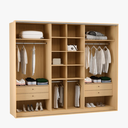 Ver imagem 5 de Roupeiro Herval Ph1807 100% Mdf Carvalho Nature/off White