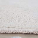 Ver imagem 5 de Tapete de Algodão Redondo para Sala e Quarto - Tamanho 1,00M x 1,00M - Cor Cru Pelo Baixo