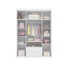 Ver imagem 2 de Guarda-Roupa Infantil 4 Portas 2 Gavetas Isabelle Phoenix Baby