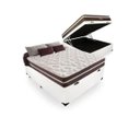 Ver imagem 1 de Cama Box com Baú Casal + Colchão de Molas - Anjos - Superlastic 138cm - Branco