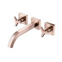 Ver imagem 1 de Misturador Para Lavatório De Parede City Cobre Escovado Docol