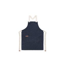 Avental Infantil Jeans Azul Criança Algodao Cozinha Pintura - 1