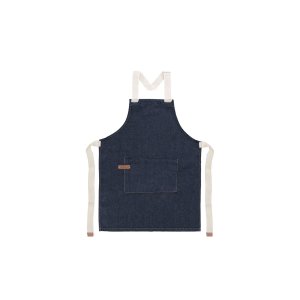 Avental Infantil Jeans Azul Criança Algodao Cozinha Pintura