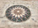 Ver imagem 2 de Mandala Indiana Piso Mosaico Vitral Árabe 300cm