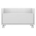 Ver imagem 6 de Mesa de Cabeceira 80cm com Rodízios Multimóveis Branca