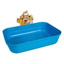 Ver imagem 2 de Bandeja Higiênica Gaiola Azul Top Star 1 Unidade Pet Piu Jel Plast