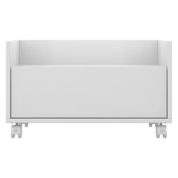 Gabinete Balcão Banheiro 80cm com Rodízios Branco - 6