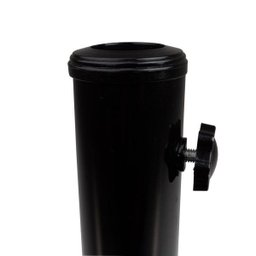 Base Concreto para Guarda-sol Redonda 22kg Preta Mor - 9