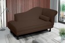 Ver imagem 2 de Recamier Divã Dubai 160 Cm Braço Esquerdo Marrom