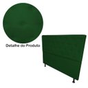 Ver imagem 5 de Cabeceira Casal Super King Juliana 195cm Para Cama Box Suede Verde - DS Estofados