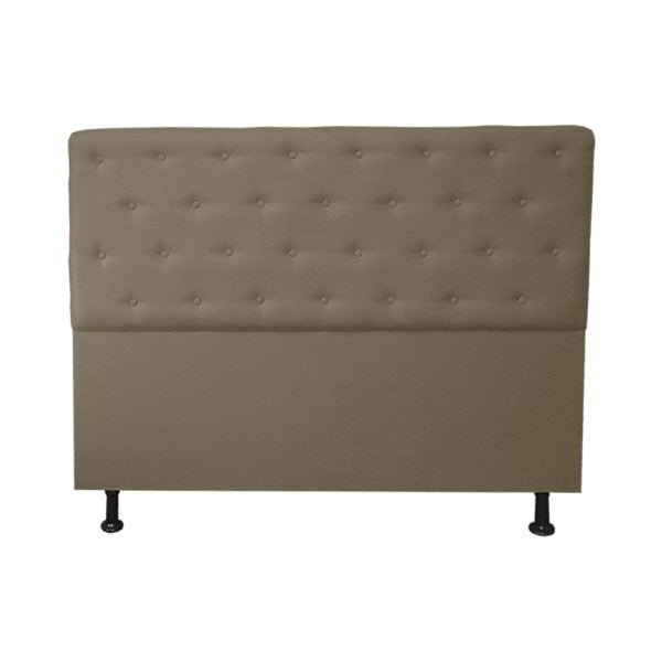 Cabeceira Casal Juliana 140cm Para Cama Box Suede Capuccino - DS Estofados - 1