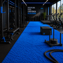 Ver mais imagens de por m² Grama Sintética Artificial 20mm com Proteção UV e Antifungo Azul Rm Decor