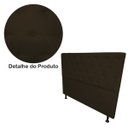 Ver imagem 5 de Cabeceira Casal Super King Juliana 195cm Para Cama Box Suede Marrom - DS Estofados