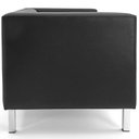 Ver imagem 4 de Sofá 03 Lugares Para Sala Decorativa Kubo 210cm Corano Preto - Nexta Casa