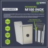 Fechadura Magnética Eletroímã M100 Inox Com Sensor Embutido Força 100kg Ipec - 6