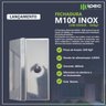 Fechadura Magnética Eletroímã M100 Inox Com Sensor Embutido Força 100kg Ipec - 5