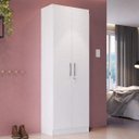 Ver imagem 1 de Armário Multiuso com Chave 2 Portas 5 Prateleiras Doha 9595