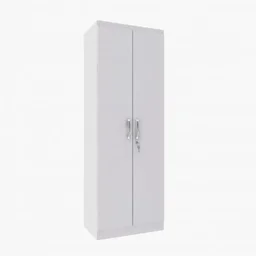 Armário Multiuso com Chave 2 Portas 5 Prateleiras Doha 9595 - 2 Armário Multiuso com Chave 2 Portas 5 Prateleiras Doha 9595 - 2