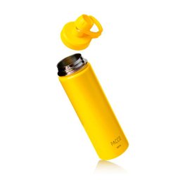 Garrafa Térmica Hydra Amarela 650ml Pacco - 3