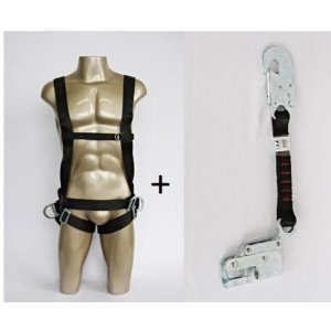 Kit Cinto Segurança 3 Argolas Com Trava Quedas Dg6002 Dg9000