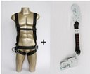 Ver imagem 1 de Kit Cinto Segurança 3 Argolas Com Trava Quedas Dg6002 Dg9000