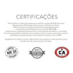 Cinto Paraquedista 5 Pontos De Ancoragem Dg5100 ROSA - 3
