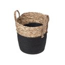 Ver imagem 1 de Cesto Oca Ratan com Preto - 34cm