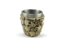 Ver imagem 1 de Copo De Shot Dose Em Aço Inox Resina Modelo 18 Caveiras Colecionável Decorativo Tequila Whisky Vodka