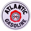 Ver imagem 1 de Luminoso de Parede Posto Atlantic Retrô Vintage para Bar, Garagem, Churrasqueira, Espaço Gourmet