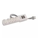 Ver imagem 1 de Filtro de Linha C- 5 Tomadas (2p+t 10a) 1,5m Branco Bivolt