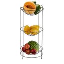 Ver imagem 2 de Fruteira Tripla 30 cm x A. 69 cm PRETO