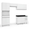 Armário Cozinha Completa Top Class 4 Peças Com Balcão Branco - 8