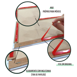 Cabeceira King Modulada Nuvem Cama Box Corino Marfim - 2
