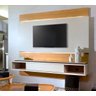 Home Suspenso New Lincoln 1.90M para TV de até 65" Off White Cinamomo Província - 2