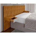 Ver imagem 4 de Cabeceira para Cama Casal ou Queen Columbia Ripado Naturalle Off White Bechara
