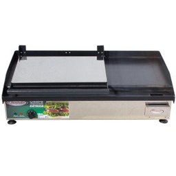 Chapa Elétrica Profissional 85x47 Inox Com Prensa 220V Itajobi - 4