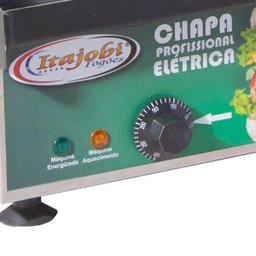 Chapa Elétrica Profissional 65x45 Itajobi 220V Inox - 2