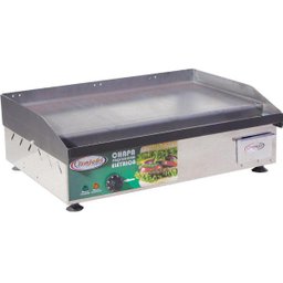 Chapa Elétrica Profissional 65x45 Itajobi 220V Inox - 1