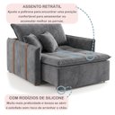 Ver imagem 5 de Poltrona de Amamentação Retrátil Base Madeira Maciça Encanto