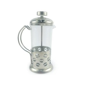 Cafeteira Francesa Com Prensa 350ml De Vidro e Aço Inox Café Chá Livon Coffee