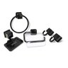 Kit Acessórios para Banheiro 5 Peças Preto + Cantoneira Grande - 2