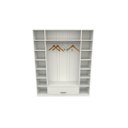 Ver imagem 1 de Armário Colmeia Cabideiro Gaveta M3 100% Mdf (Closet Lojas)