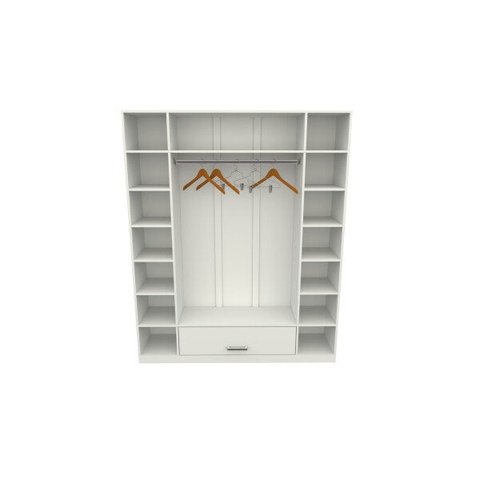 Armário Colmeia Cabideiro Gaveta M3 100% Mdf (Closet Lojas)