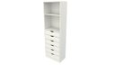 Ver imagem 4 de Armário Colmeia Mirela M6 100% Mdf (closet Lojas Roupeiro)