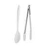 Colher de Silicone e Pegador Inox Profissional Cabo Longo - 1