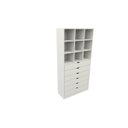 Ver imagem 1 de Armário Colmeia Gaveteiro Misto M15 100%mdf Closet Loja