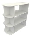Ver imagem 3 de Expositor Central Multiuso Com Rodinhas M5 100% Mdf