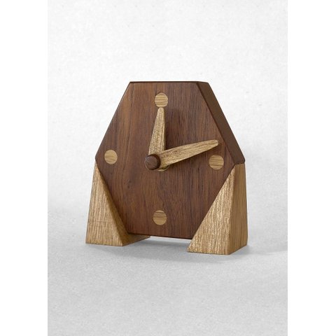 Relógio de Mesa de Madeira Nina