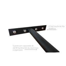 Suporte Anilhas Academia 4 Und. Expositor de Parede - 2