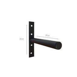 Suporte Anilhas Academia 4 Und. Expositor de Parede - 4